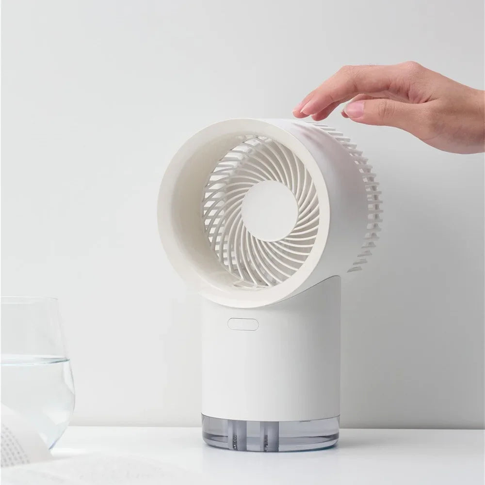 Rechargeable Handheld Fan & Humidifier