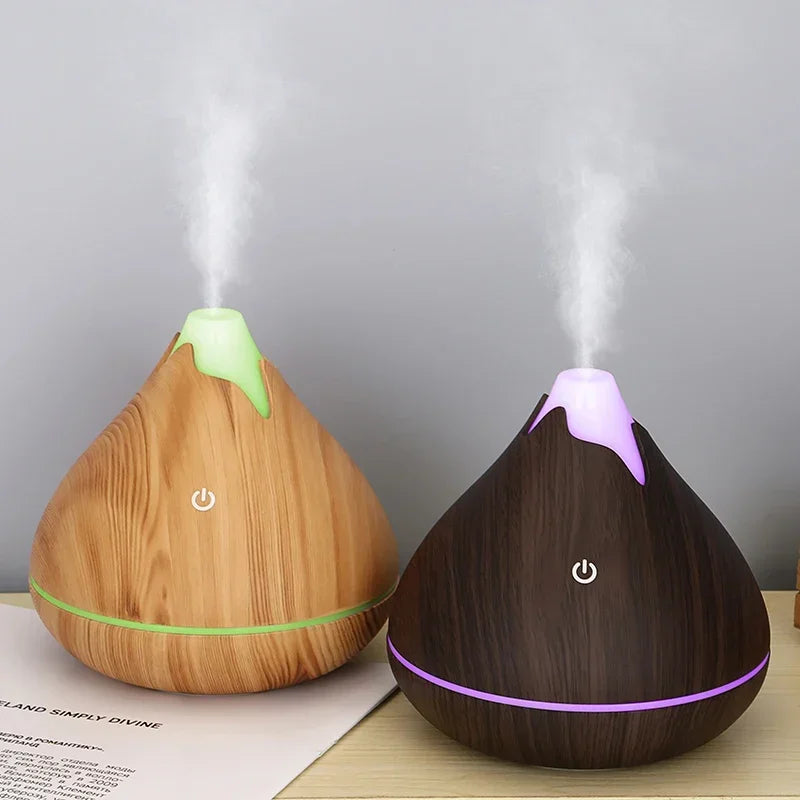 350ML Wood Grain Aromatherapy Diffuser